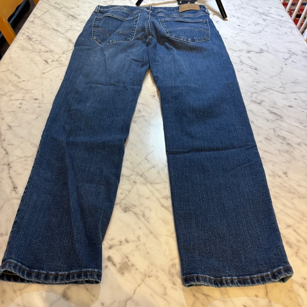 American Eagle Airflex+ Real Good Mens Straight Leg Jeans Blue 30x30‎